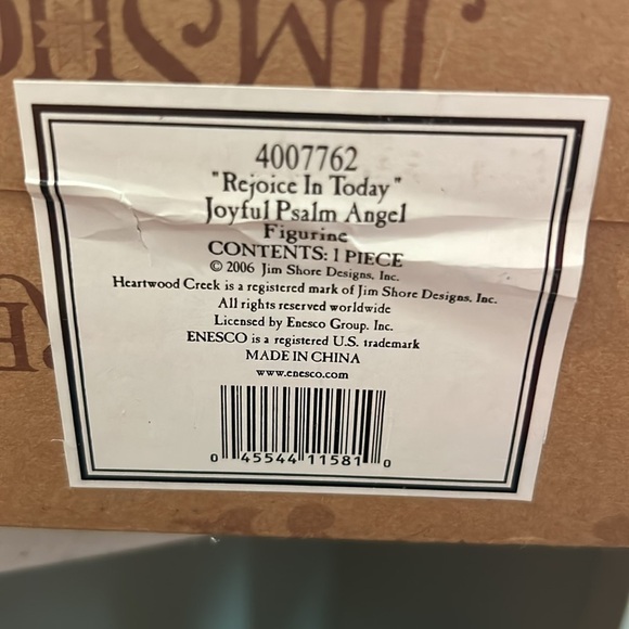 Jim Shore Rejoice in Today Joyful Psalm Angel Figurine - Picture 6 of 6